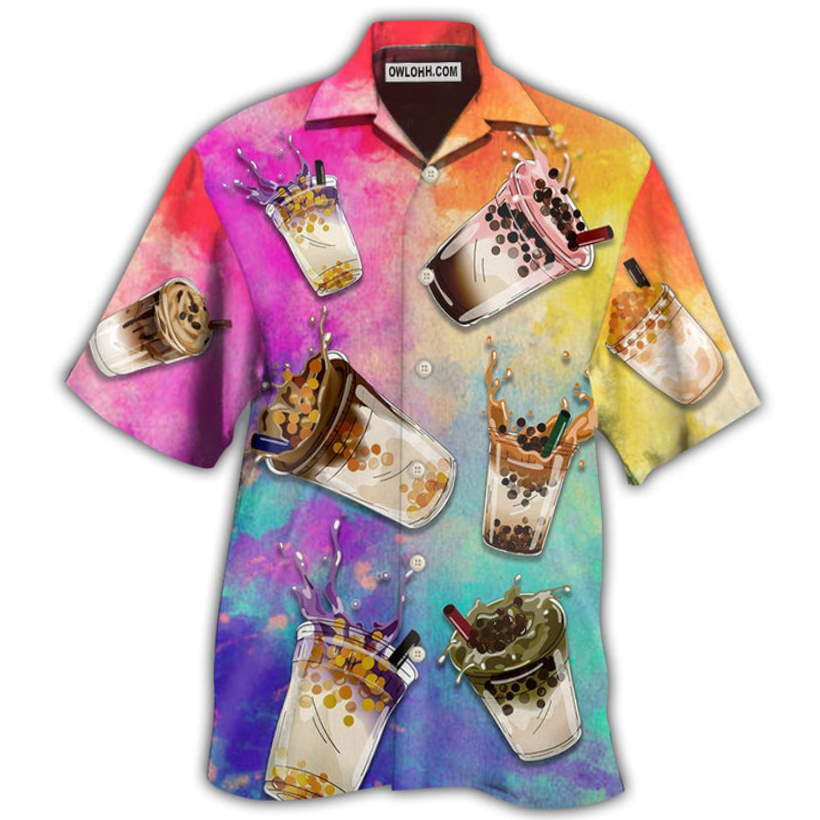 Tea Milktea Boba Milktea Style Hawaiian Shirt