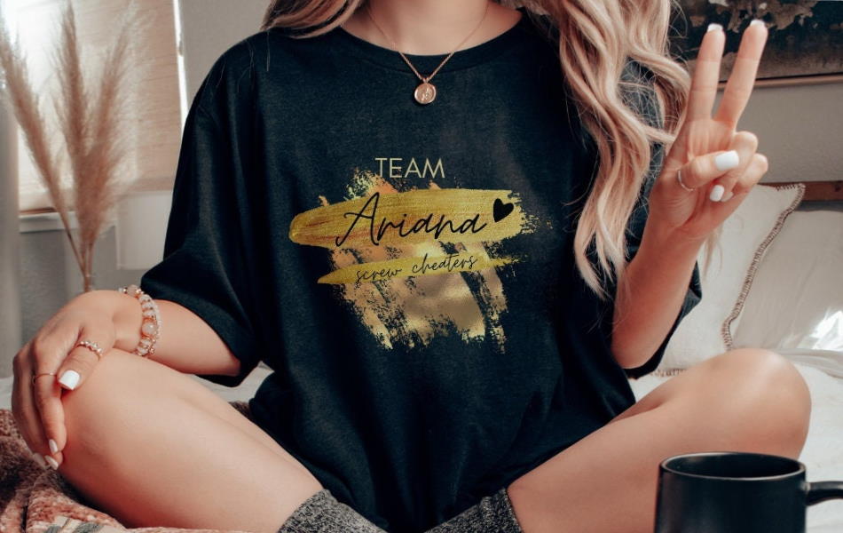 Team Ariana Screw Scumbags and Cheaters Unisex T-shirt