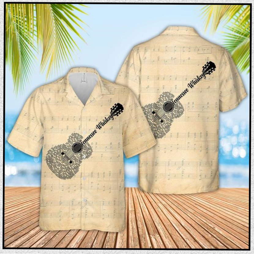 Tennessee Guitar Whiskey Hawaiian Shirt