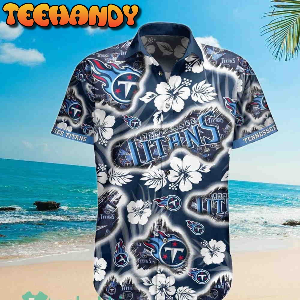 Tennessee Titans NFL Flower Hawaiian Shirt For Men Women Style