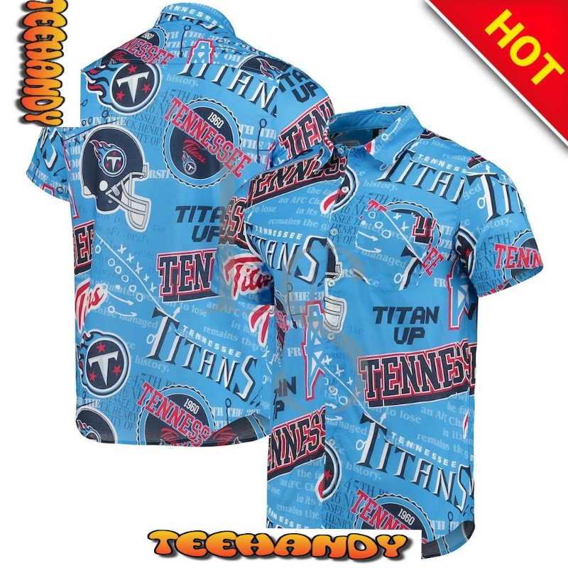 Tennessee Titans Titan Up Hawaiian Shirt