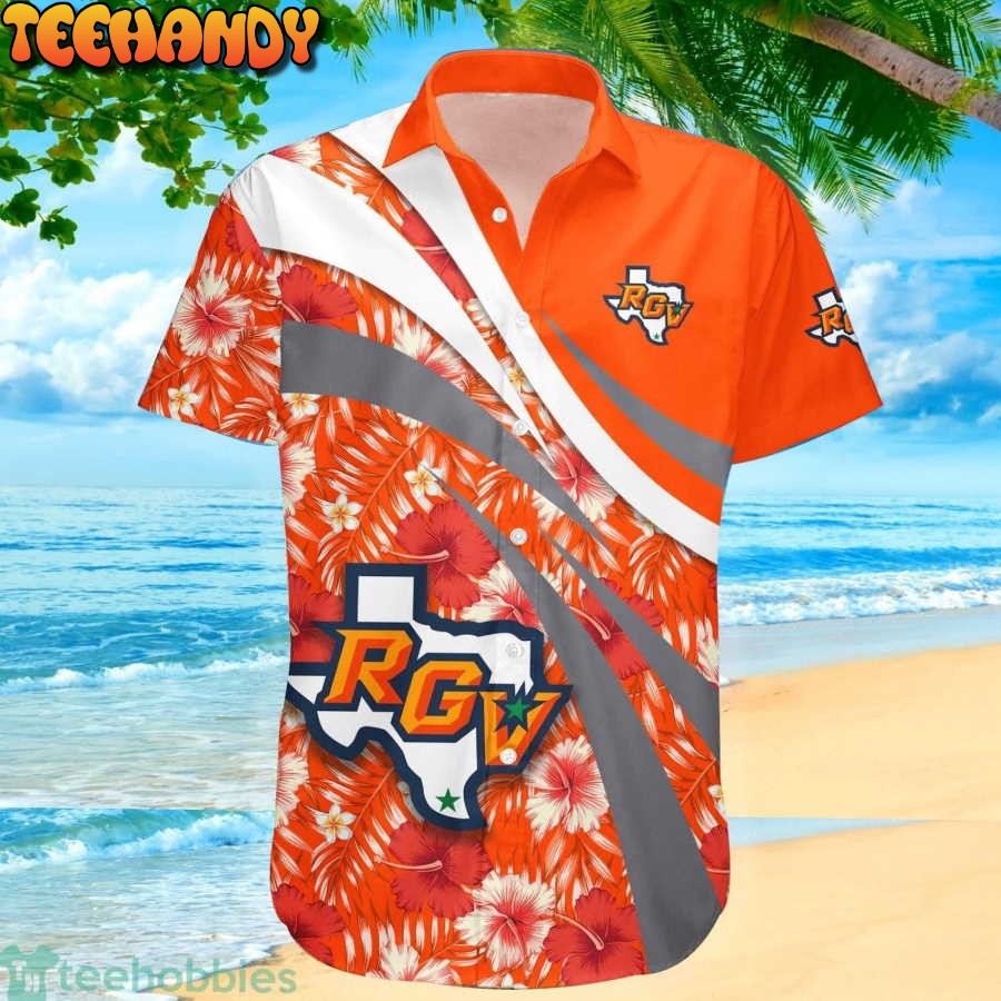 Texas-Rio Grande Valley Vaqueros NCAA Hibiscus Tropical Flower Hawaiian Shirt