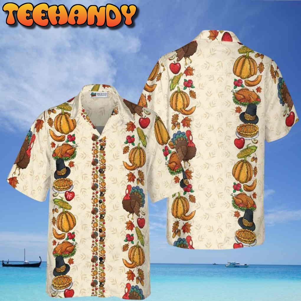 Thanksgiving Dinner Hawaiian Shirt