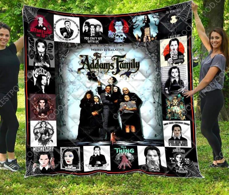 The Addams Family 3D Quilt Blanket