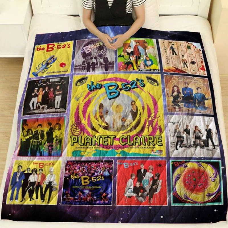 The B52′ Albums 3D Customized Quilt Blanket