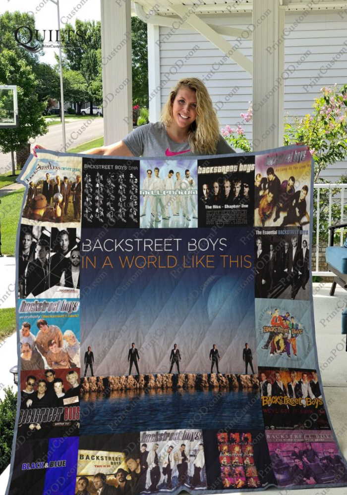 The Backstreet Boys Albums For Fans Version 3D Quilt Blanket