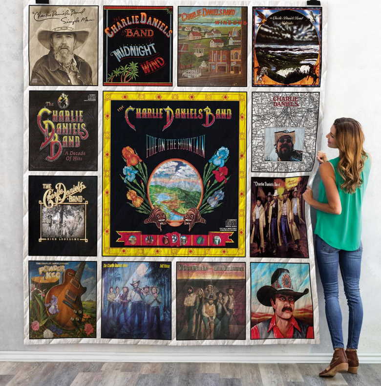 The Charlie Daniels Band Albums 3D Customized Quilt Blanket