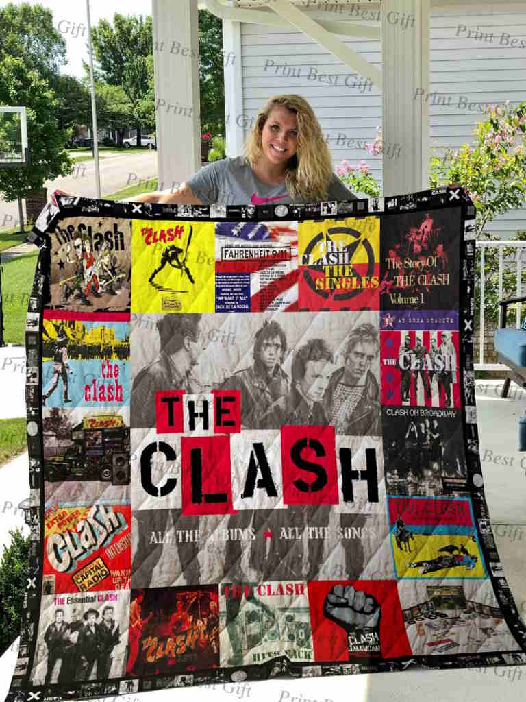 The Clash Albums Cover Poster Quilt Blanket