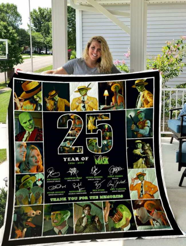 The Mask Years Anniversary 3D Customized Quilt Blanket