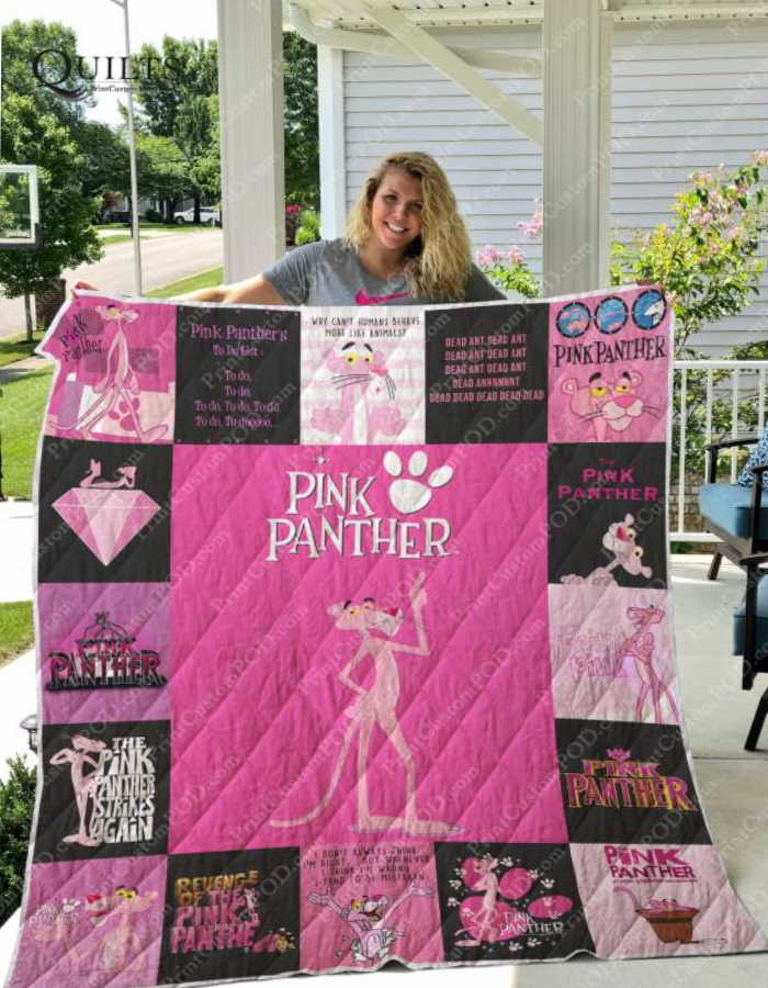 The Pink Panther 3D Customized Quilt Blanket