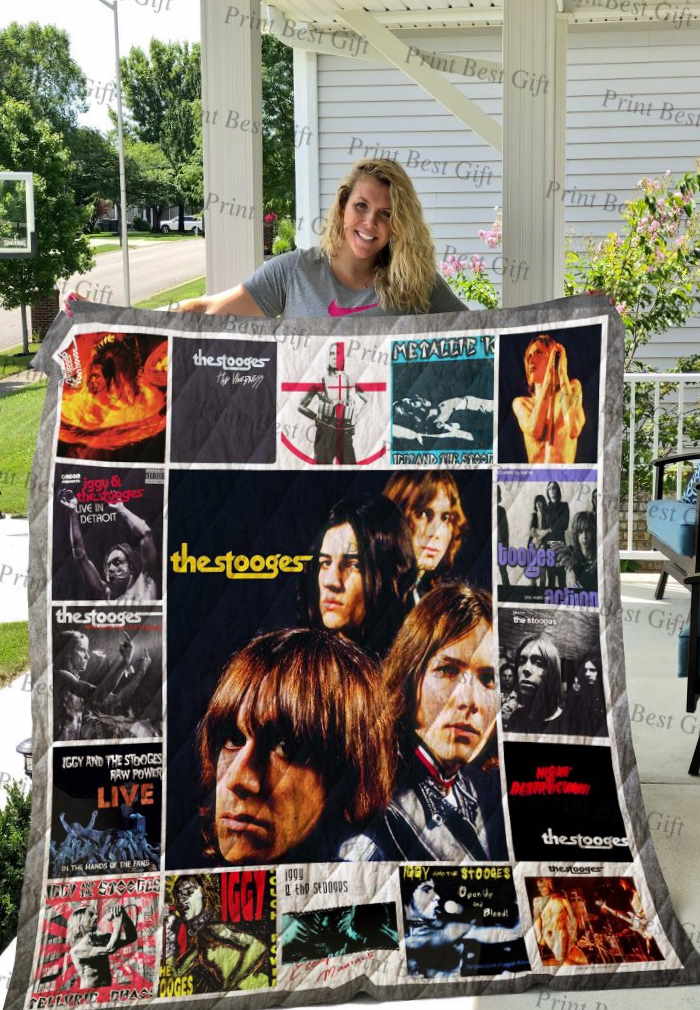 The Stooges Albums Cover Poster 3D Quilt Blanket