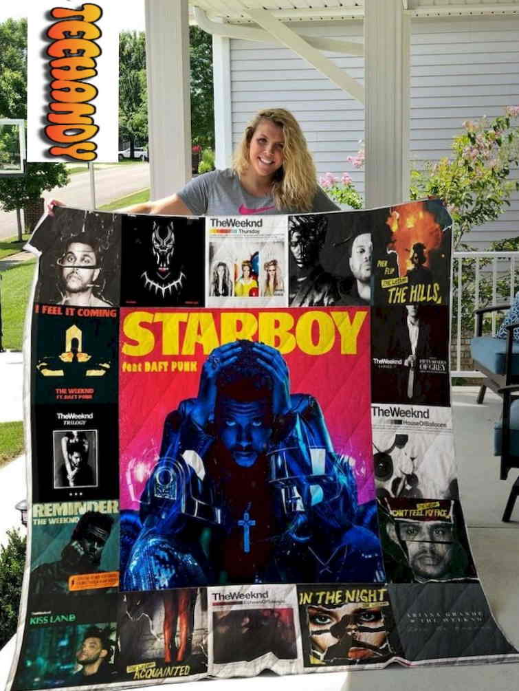 The Weeknd Albums Starboy The Hills Quilt Blanket