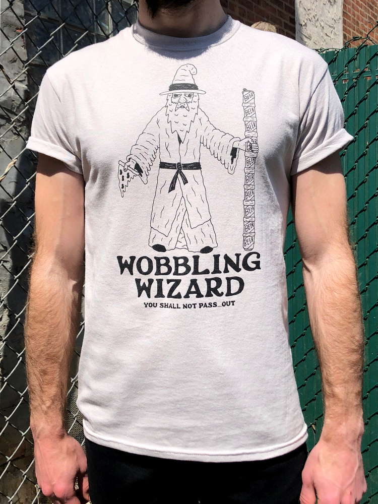 The Wobbling Wizard T-Shirt Lord of the Rings Shirt