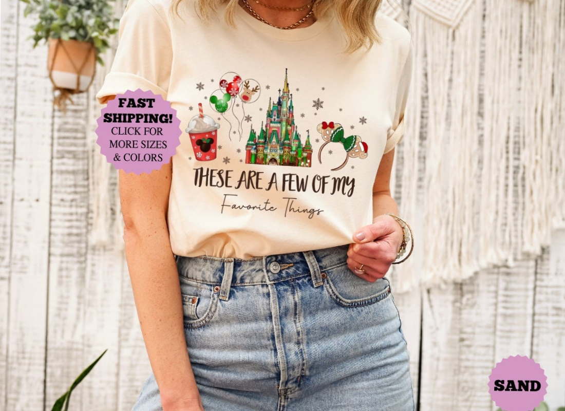 These Are A Few Of My Favorite Things Disney Snacks Shirt