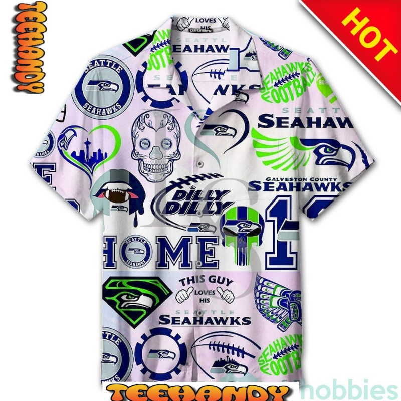 This Guy Love His Seattle Seahawks Hawaiian Shirt