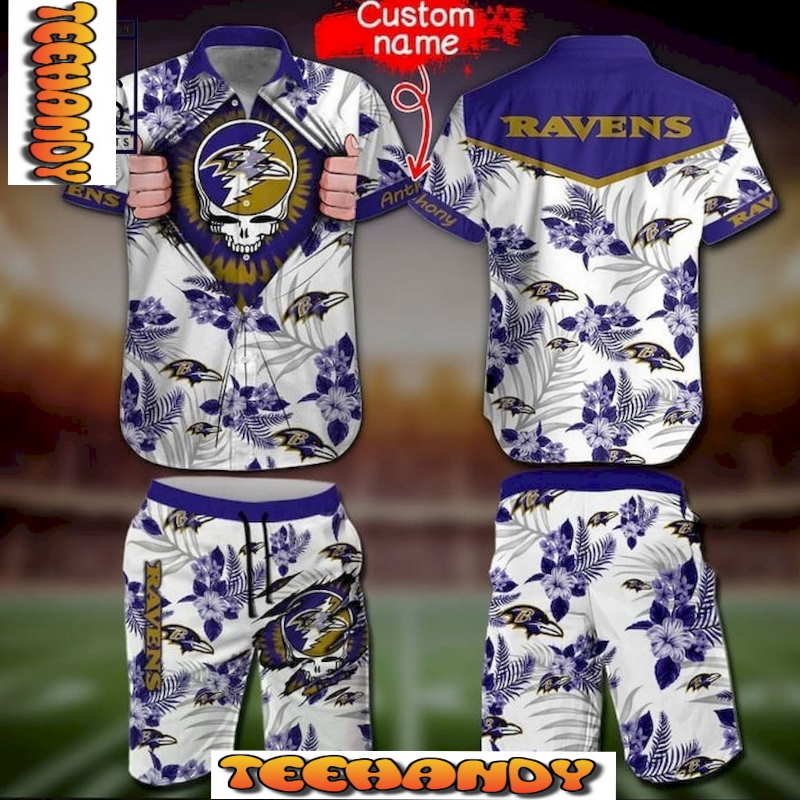 This Is Baltimore Ravens From Grateful Dead Hawaiian Shirt And Short