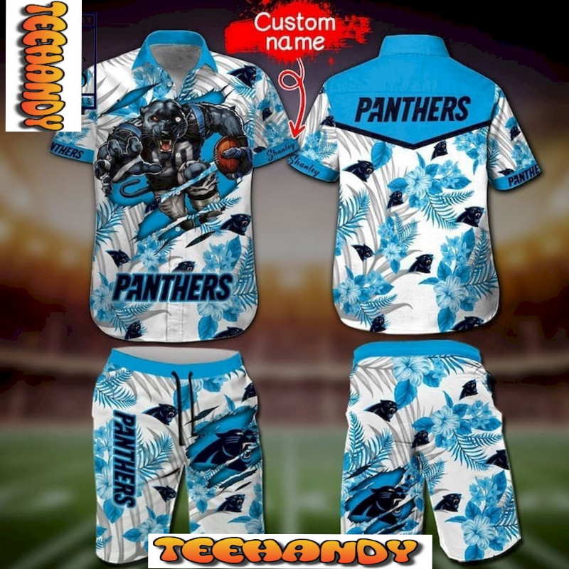 This Is Carolina Panthers Mascot Hawaiian Shirt And Short