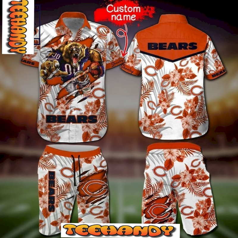 This Is Chicago Bears Mascot Hawaiian Shirt And Short