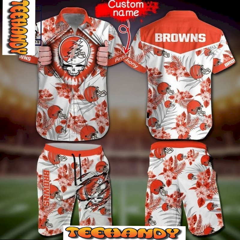 This Is Cleveland Browns From Grateful Dead Hawaiian Shirt And Short