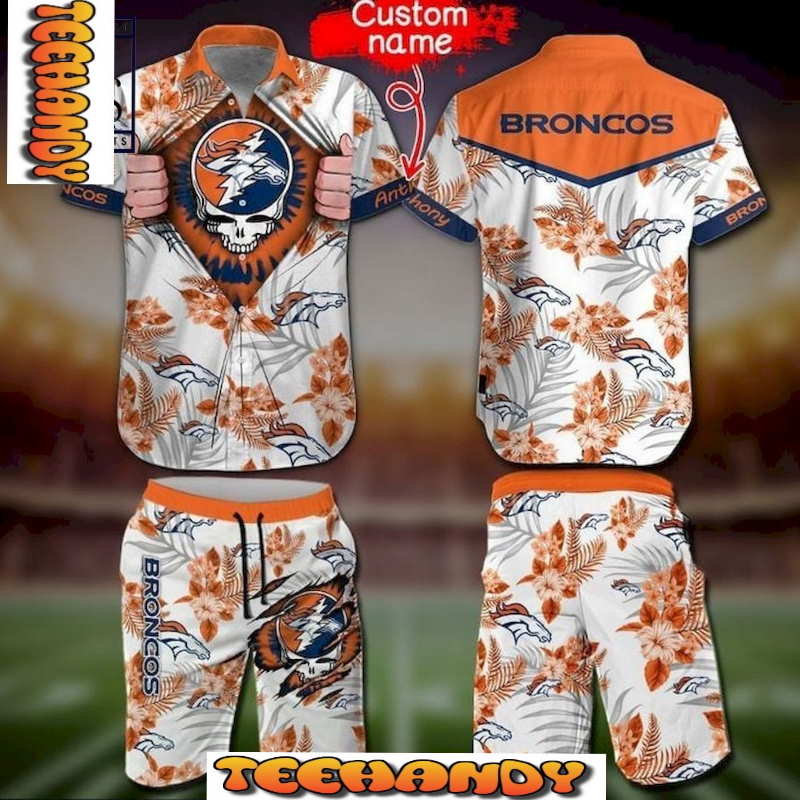 This Is Denver Broncos From Grateful Dead Hawaiian Shirt And Short