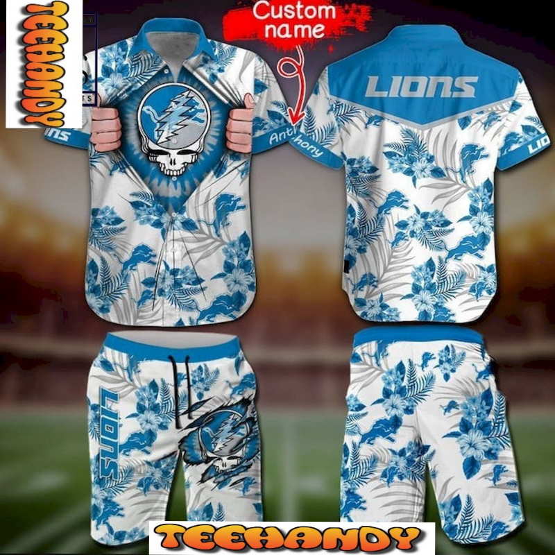 This Is Detroit Lions From Grateful Dead Hawaiian Shirt And Short