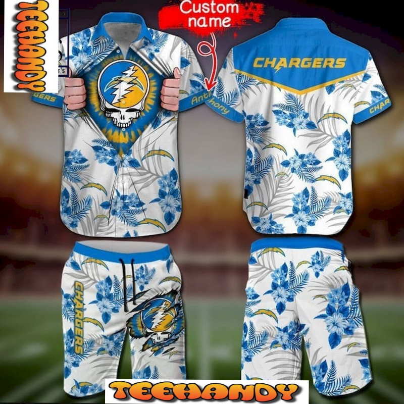 This Is Los Angeles Chargers From Grateful Dead Hawaiian Shirt And Short