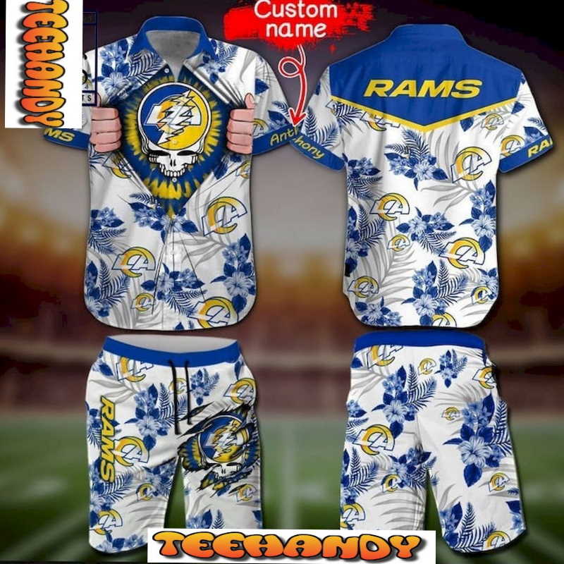 This is Los Angeles Rams From Grateful Dead Hawaiian Shirt and Short