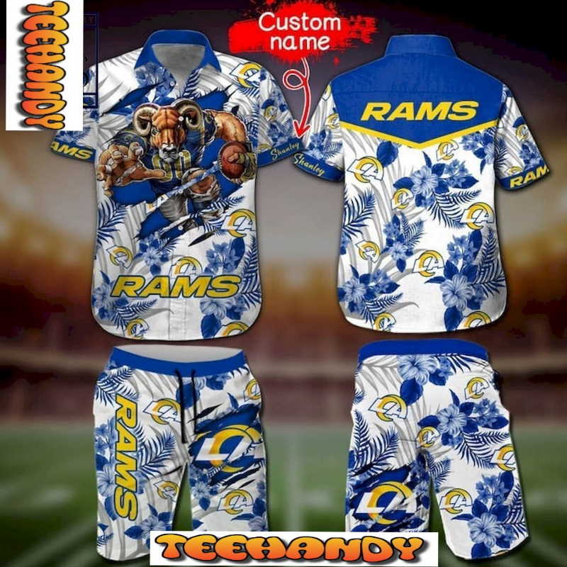 This Is Los Angeles Rams Mascot Hawaiian Shirt And Short