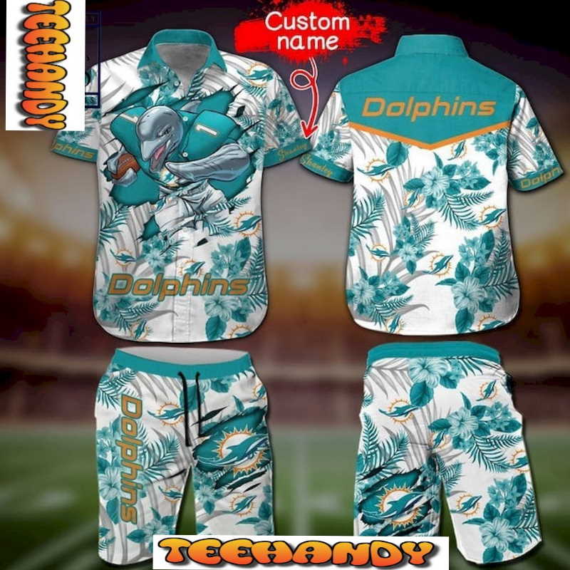 This Is Miami Dolphins Mascot Hawaiian Shirt And Short