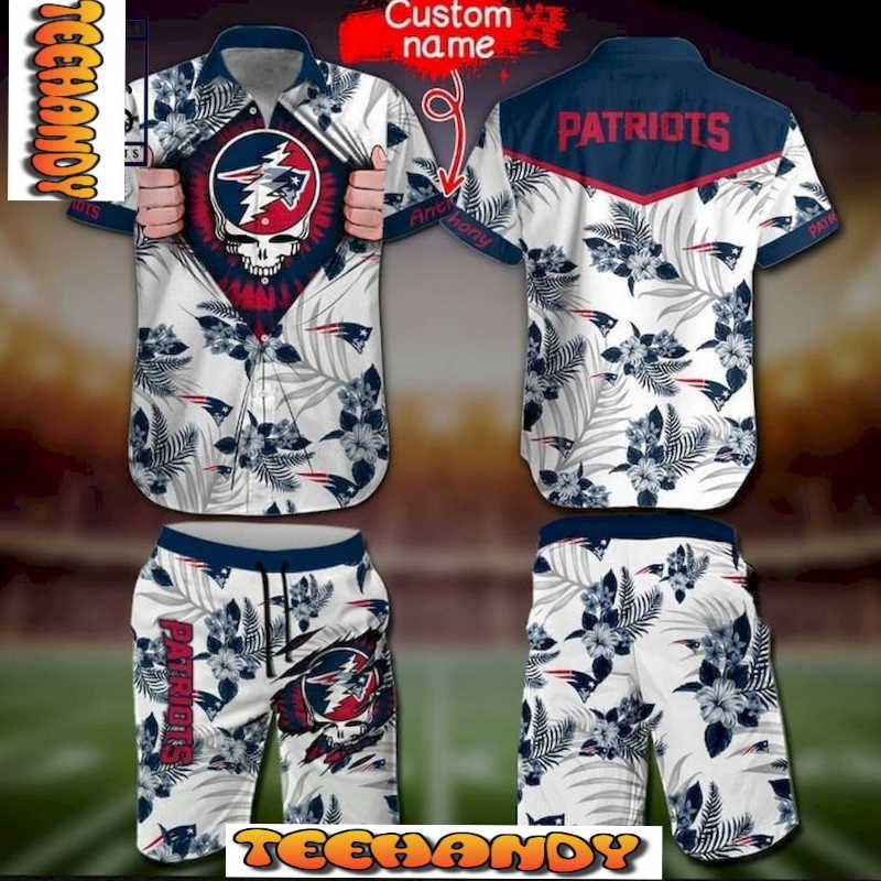 This Is New England Patriots From Grateful Dead Hawaiian Shirt And Short