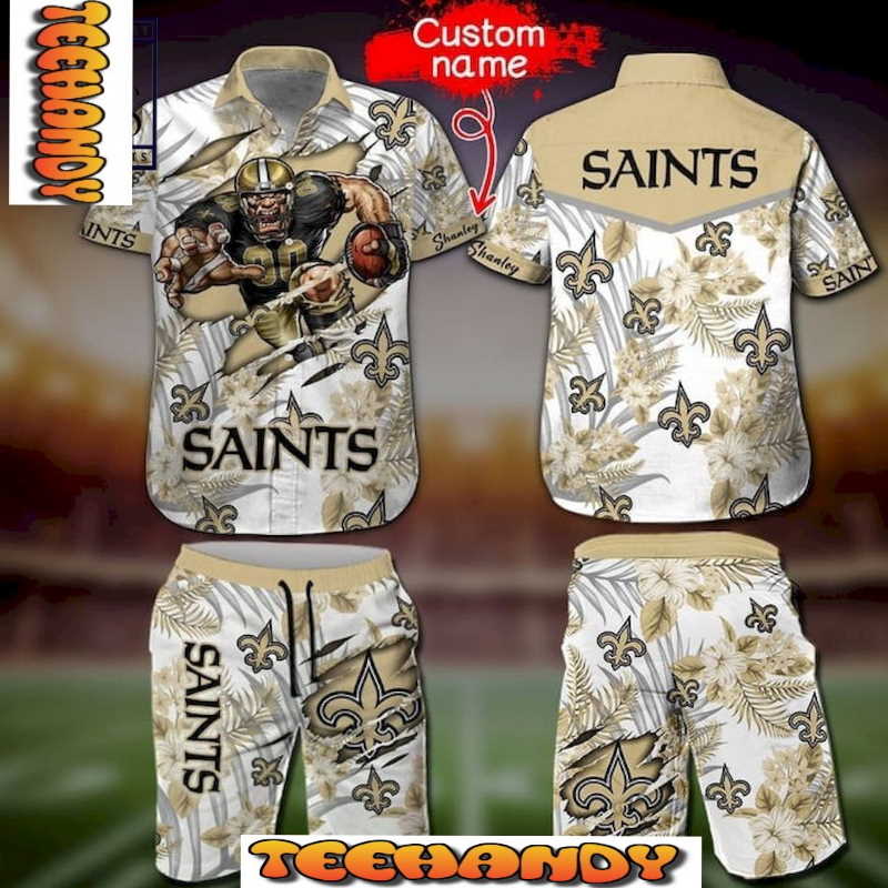 This Is New Orleans Saints Mascot Hawaiian Shirt And Short