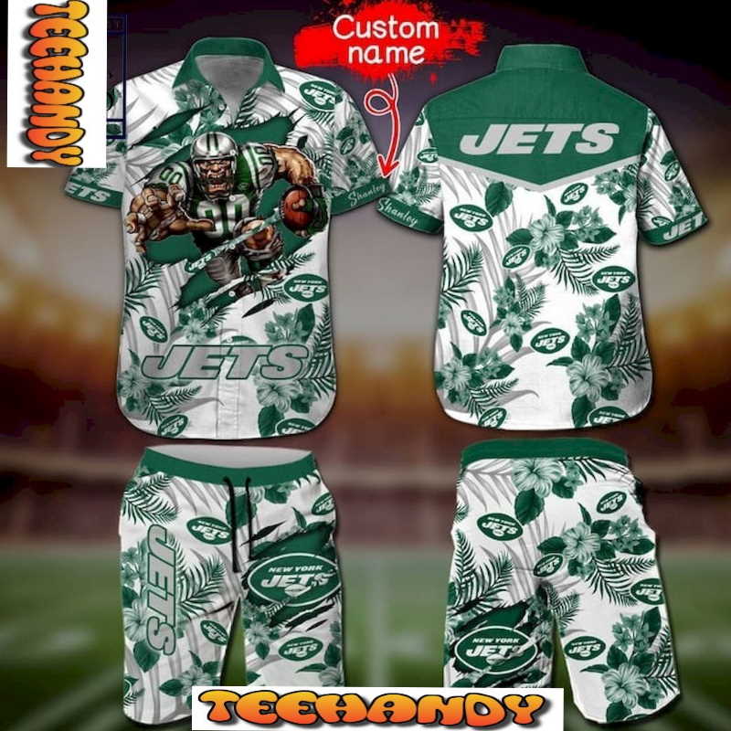 This Is New York Jets Mascot Hawaiian Shirt And Short