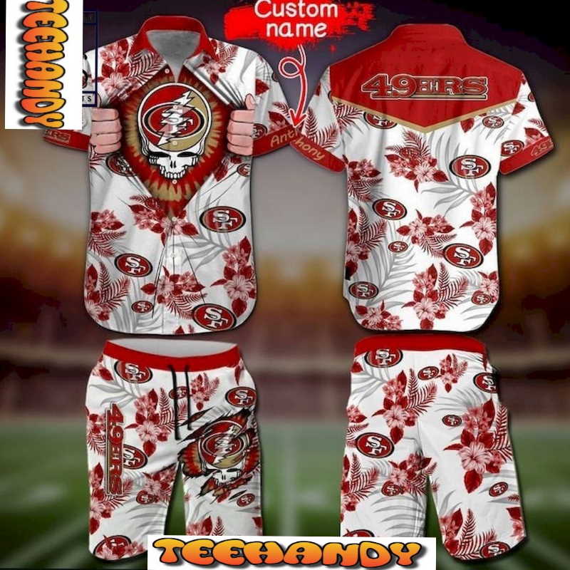 San Francisco 49ers / Grateful Dead Custom Printed T-Shirt