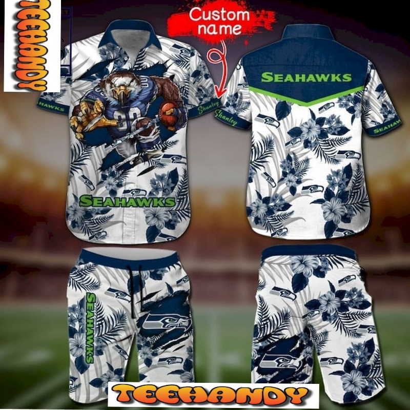 This Is Seattle Seahawks Mascot Hawaiian Shirt And Short