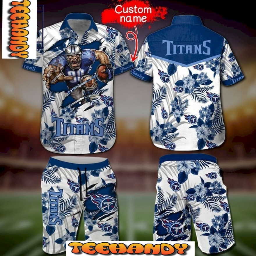 This Is Tennessee Titans Mascot Hawaiian Shirt And Short