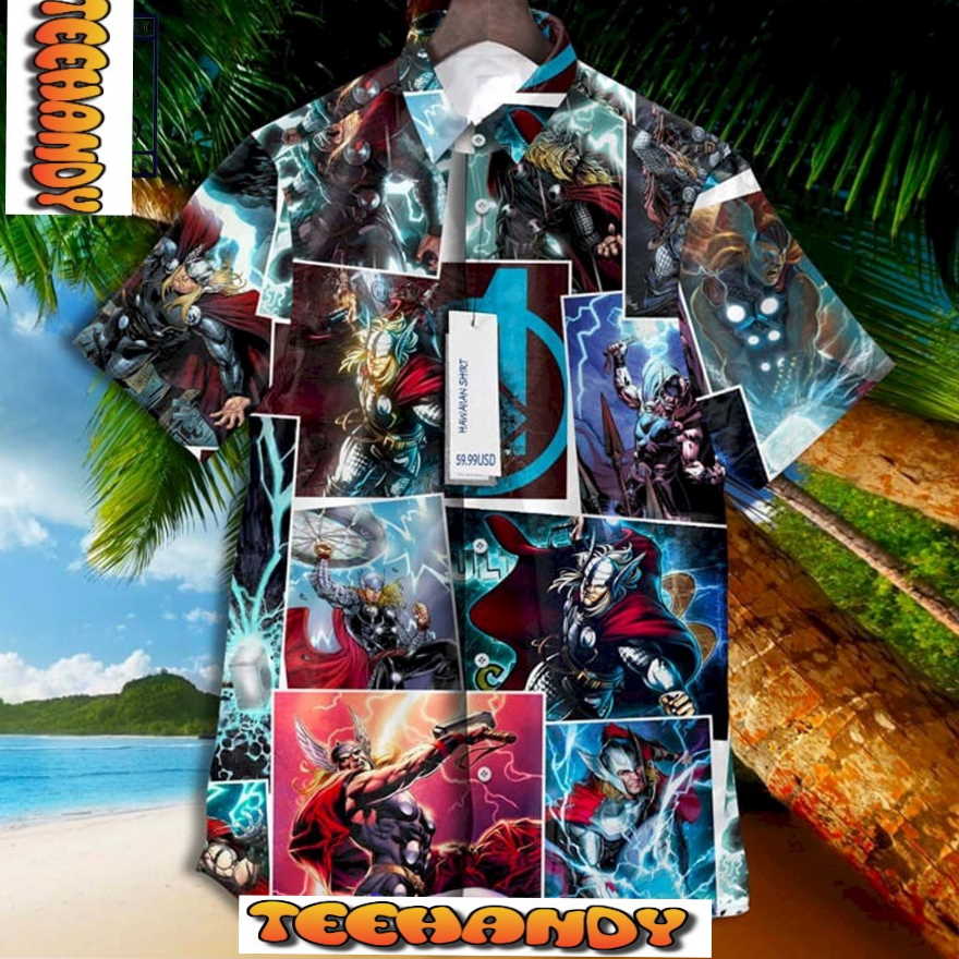 Thor Marvel Comics Hawaiian Shirt