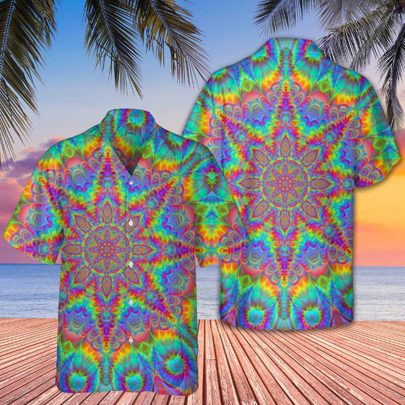 Tie Dye Family Vacation Hawaiian Shirt