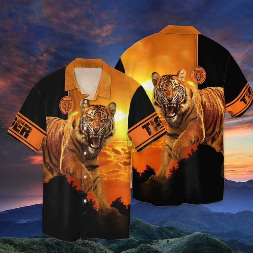 Tigger Sunset Hawaiian Shirt