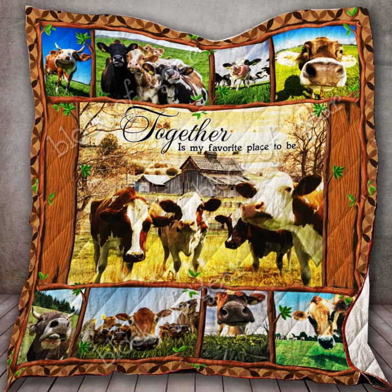 Together Is My Favorite Place To Quilt Blanket