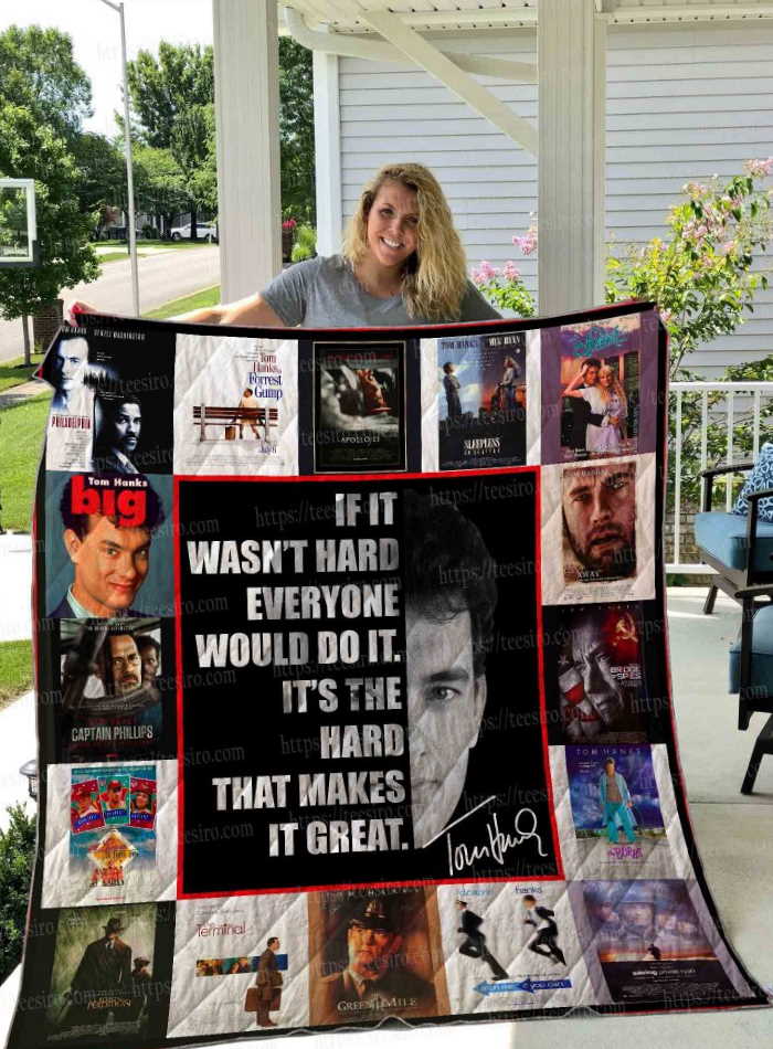 Tom Hanks Poster Film 3D Quilt Blanket