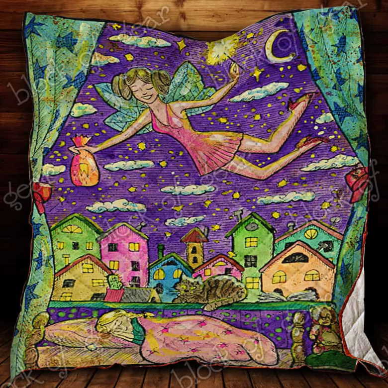 Tooth Fairy 3D Quilt Blanket