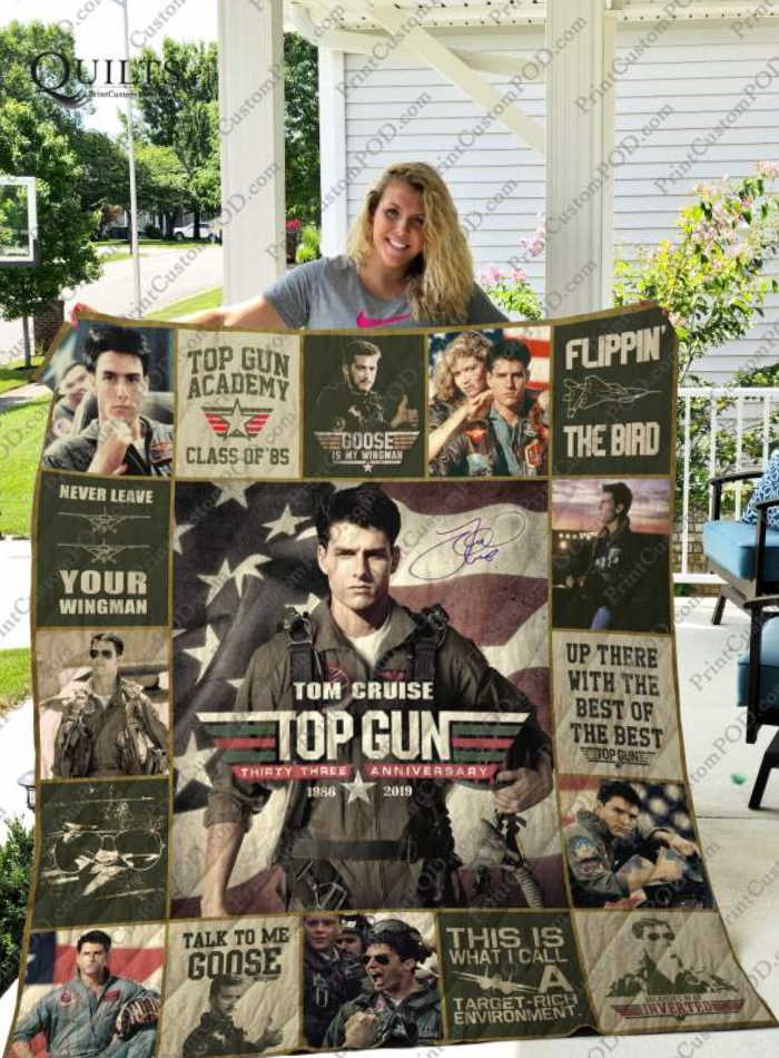 Top Gun 3D Customized Quilt Blanket