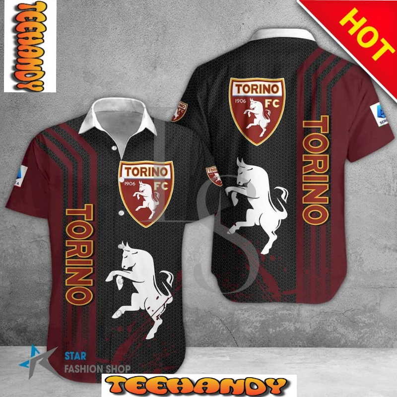 Torino Football Club Seria A Hawaiian Shirt