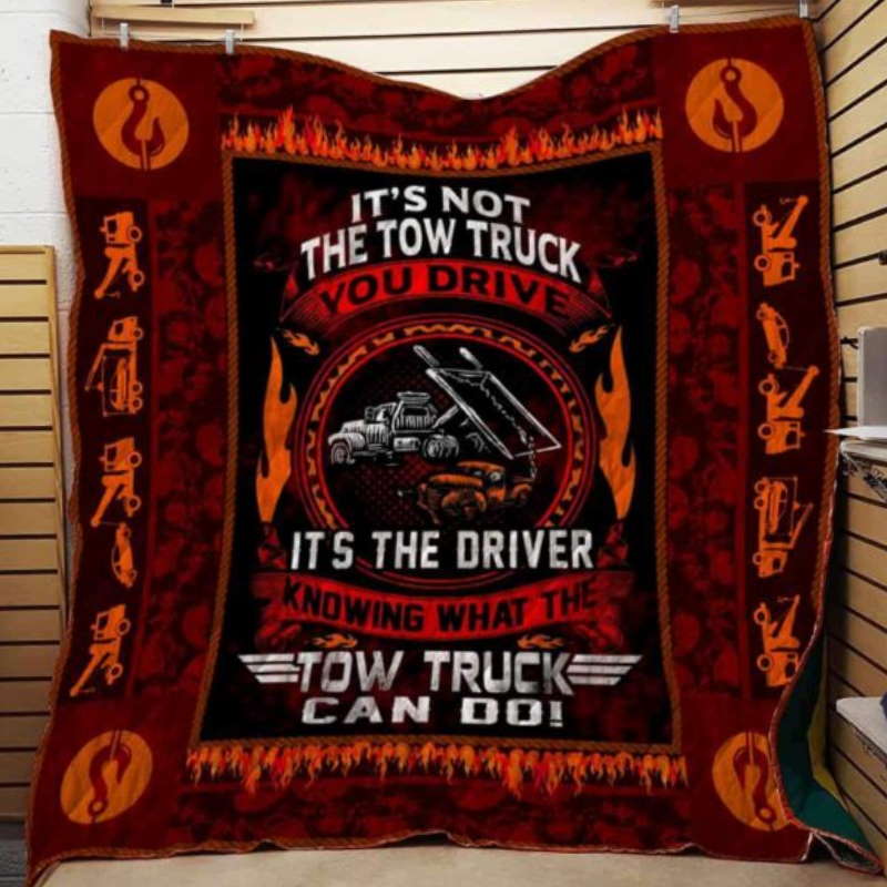 Tow Truck  3D Customized Quilt Blanket