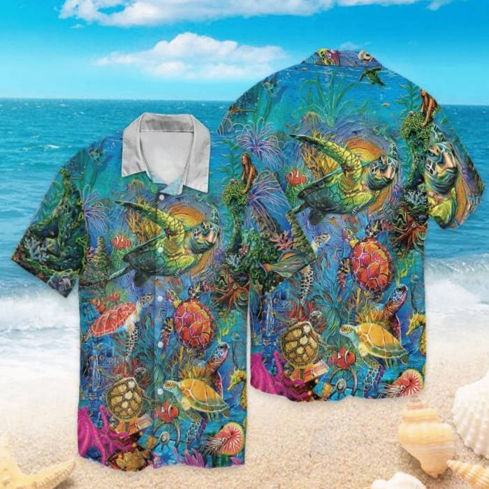 Turtle Ocean 2 Hawaiian Shirt