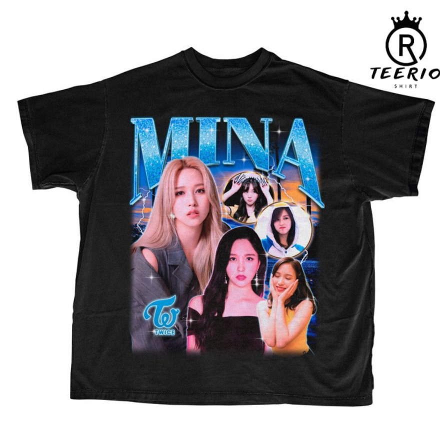 Twice Mina Retro Bootleg T Shirt