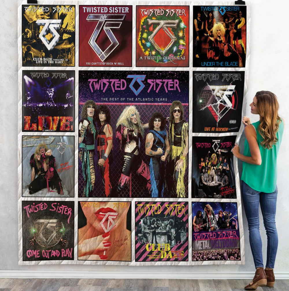 Twisted Sister Albums 3D Customized Quilt Blanket