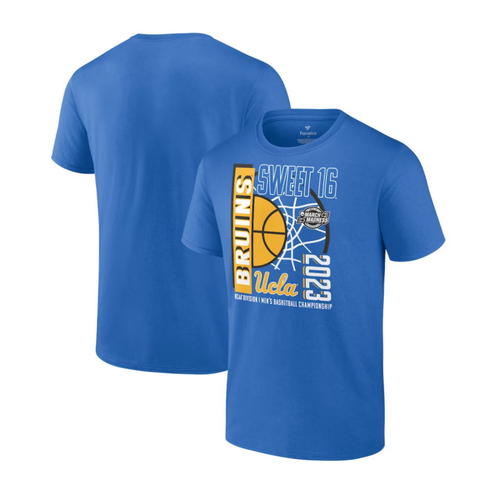 UCLA Bruins 2023 NCAA Men’s Basketball Tournament March Madness Sweet 16 T-Shirt