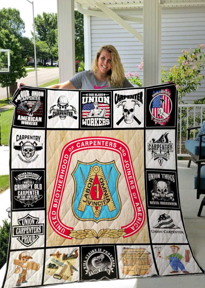 Union Carpenter 3D Quilt Blanket