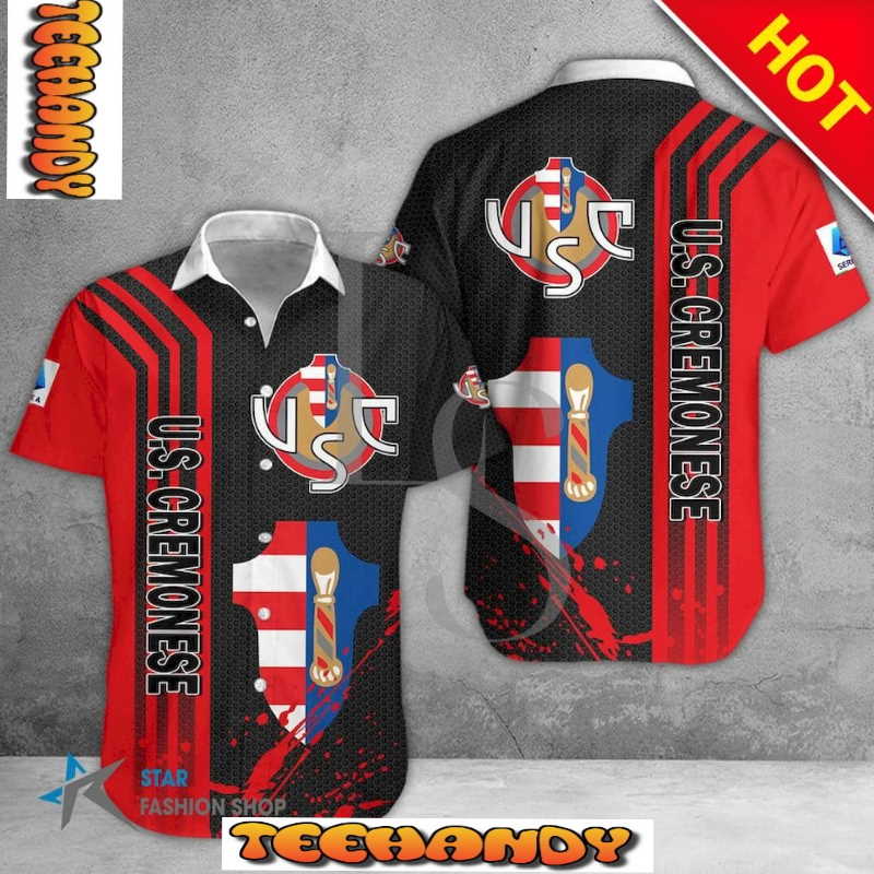 US Cremonese Seria A Hawaiian Shirt